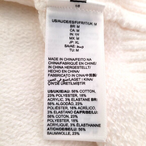 Amazon Essentials Women Soft-Touch Crewneck Novelty Knit Sweater Green/White  M - Picture 6 of 9